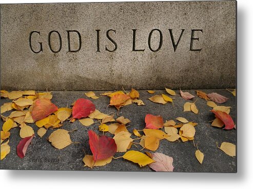 God Metal Print featuring the photograph God is Love by Chris Berry