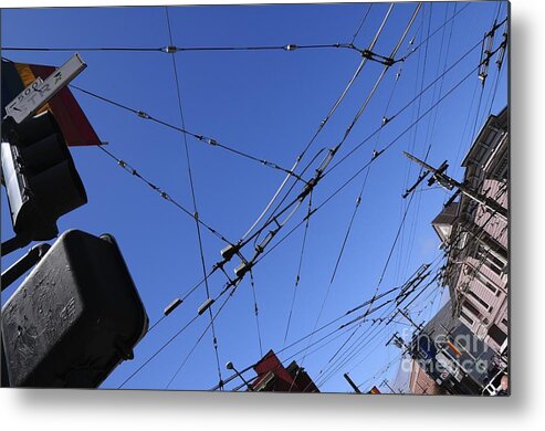 Cable Cars Metal Print featuring the photograph Going Places by Sherry Davis