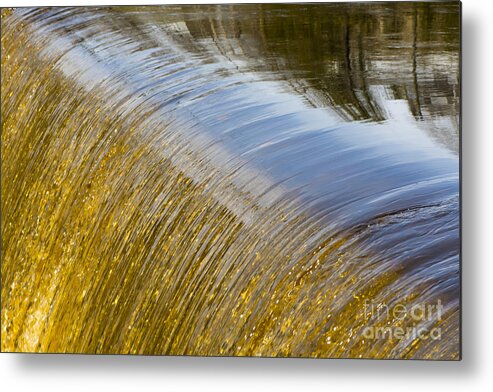 Waterfall Metal Print featuring the photograph Gold Rush by Dan Hefle