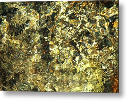 Ripples Metal Print featuring the photograph Golden Ripples by James Knight