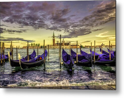 Adriatic Metal Print featuring the photograph Gondolas by Maria Coulson