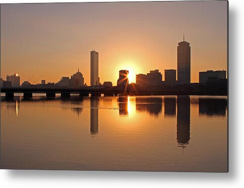 Boston Metal Print featuring the photograph Good Morning Boston by Juergen Roth