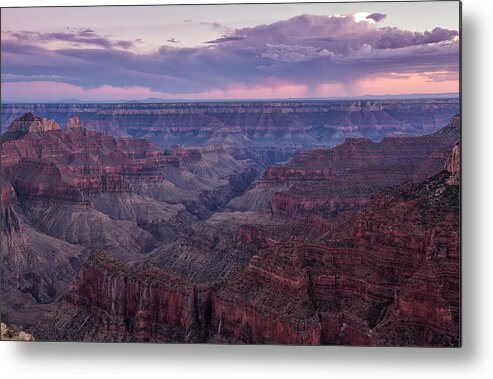 Monsoons Metal Print featuring the photograph Grand Canyon North Rim by Tassanee Angiolillo
