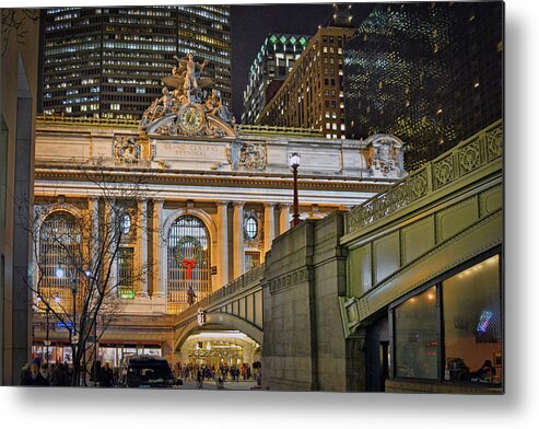 'holiday Metal Print featuring the photograph Grand Central Nocturnal by Jeffrey Friedkin