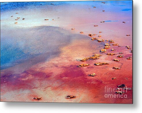 Grand Prismatic Spring Metal Print featuring the photograph Grand Prismatic Spring by John Greco