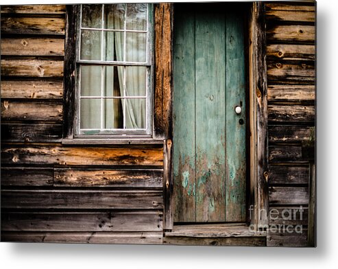 Door Metal Print featuring the photograph Green Door by Pamela Taylor