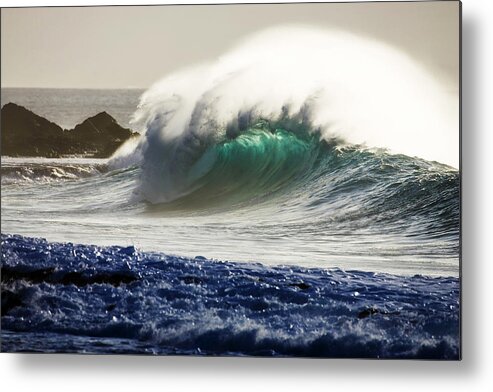 Ocean Energy Metal Print featuring the photograph Green Torch by Sean Davey