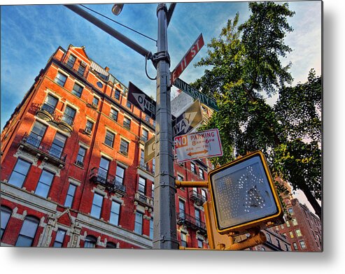 'greenwich Village Metal Print featuring the photograph Greenwich Village Corner by Jeffrey Friedkin