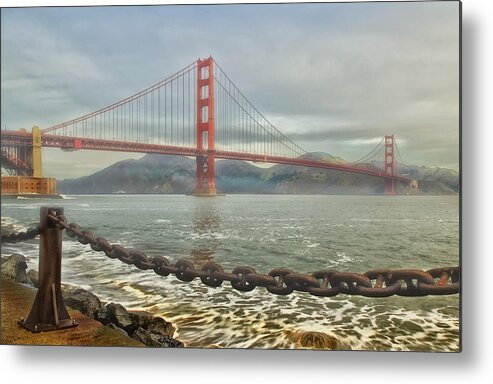 San Francisco Metal Print featuring the photograph Greetings from San Franciosco by Mick Burkey