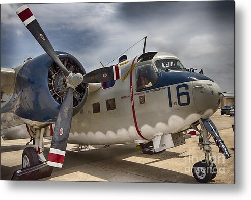 2014 Fort Worth Air Expo Metal Print featuring the photograph Grumman TF C1A Trader by Douglas Barnard