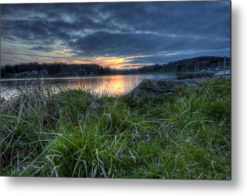 Sunset Metal Print featuring the photograph Guilford Sunset by David Dufresne