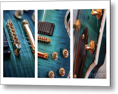 Guitar Metal Print featuring the photograph Guitar Life by Joy Watson