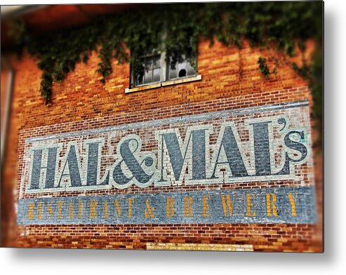 Hal & Mal's Metal Print featuring the photograph Hal and Mal's 3 by Jim Albritton
