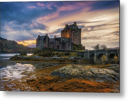 Castle Metal Print featuring the photograph Halloween Colours by Adrian Popan
