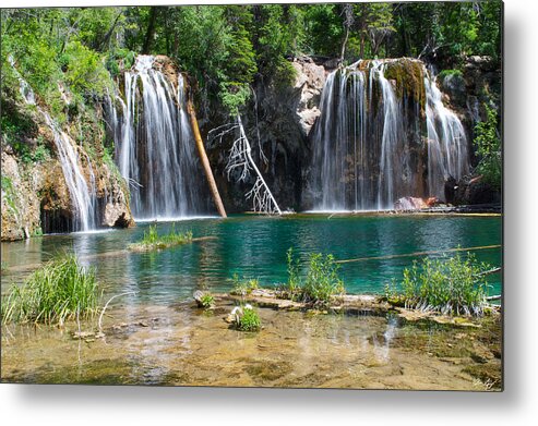Hanging Metal Print featuring the photograph Hanging Lake - Colorado by Aaron Spong