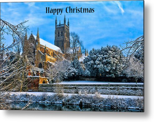 Cathedral Metal Print featuring the photograph Happy Christmas Photo by Roy Pedersen