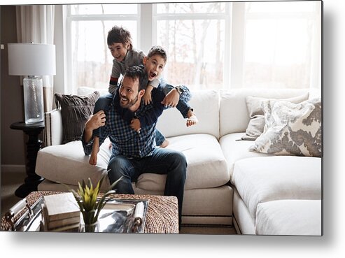 Sibling Metal Print featuring the photograph Happy kids = happy family by Gradyreese