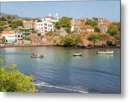 Tranquility Metal Print featuring the photograph Harbour, Calheta De Sao Miguel by Peter Adams