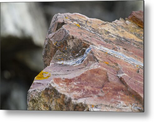 Granite Metal Print featuring the photograph Hard Edge by Natalie Rotman Cote