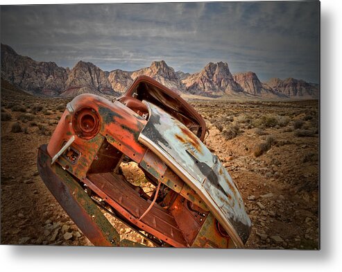 Classic Metal Print featuring the photograph Hard Right by Mark Ross