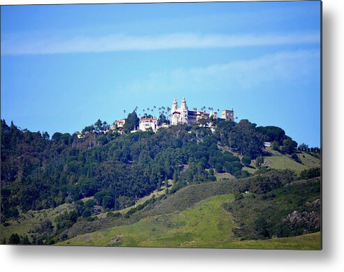 Hearst Castle - Darryl Barclay Metal Print featuring the photograph Hearst Castle by Darryl Barclay