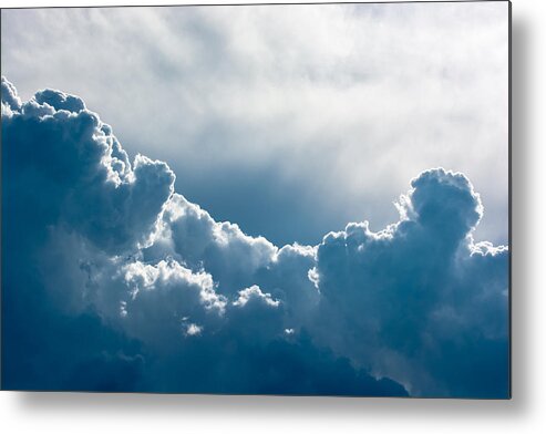 Sky Metal Print featuring the photograph Heavy Thunderclouds on the Sky by Andreas Berthold