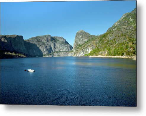 Tranquility Metal Print featuring the photograph Hetch Hetchy Reservoir Yosemite by Geri Lavrov
