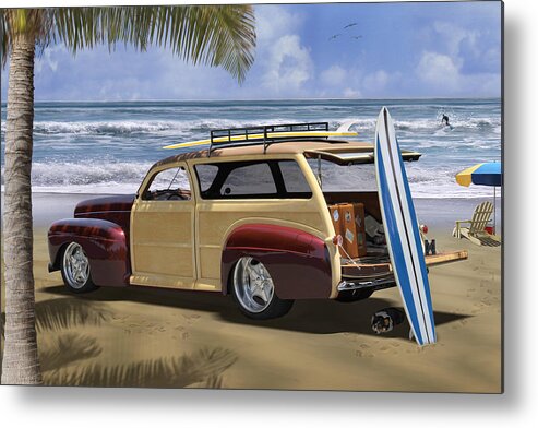 Woody Metal Print featuring the photograph Hideaway 2 by Mike McGlothlen