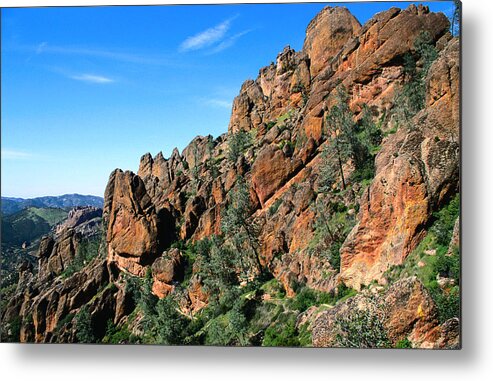 Pinnacles National Park Metal Print featuring the photograph High Peaks by John Elk