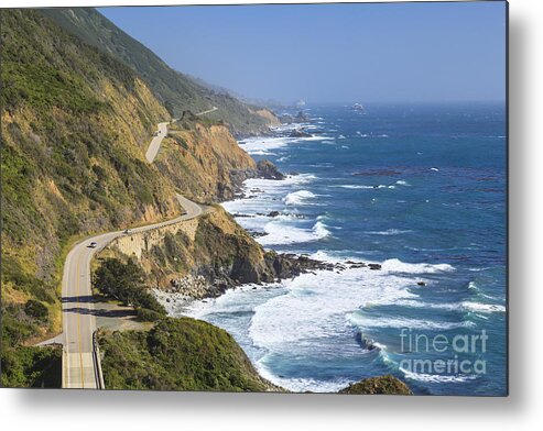 Pacific Coast Highway Metal Print featuring the photograph Highway 1 Big Sur California by Ken Brown