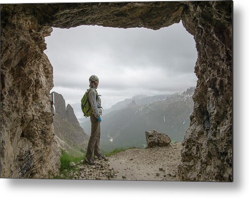 Mountain Metal Print featuring the photograph Hikking The Ww1 Historical Trails by Marcos Ferro