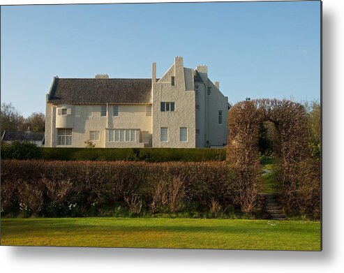 Hill House Metal Print featuring the photograph Hill House in the evening by Stephen Taylor