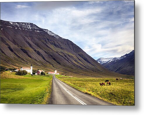 Europe Metal Print featuring the photograph Holar Iceland by Alexey Stiop