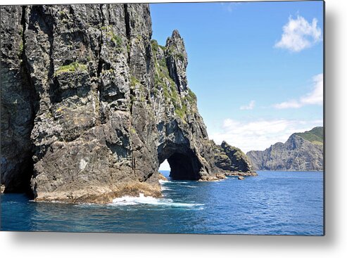 Scenics Metal Print featuring the photograph Hole In The Rock by Steve Clancy Photography