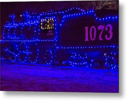 Steven Bateson Metal Print featuring the photograph Holiday Express Train by Steven Bateson