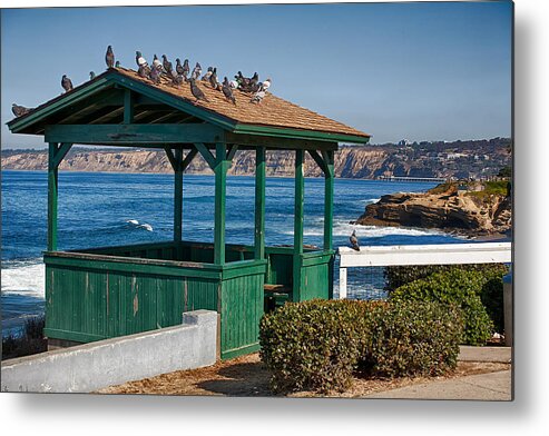 California Metal Print featuring the photograph Home by the Sea by Peter Tellone