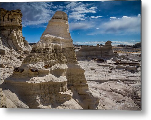 Badlands Metal Print featuring the photograph Hoodoo Rock Formations by Ron Pate