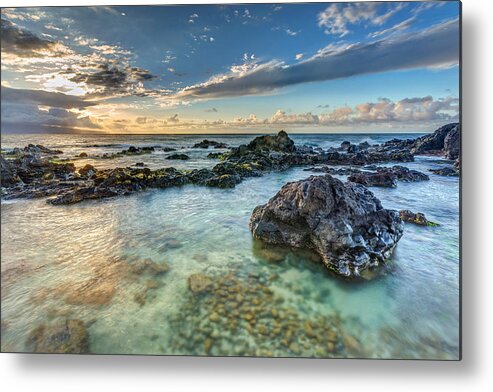 Hookipa Metal Print featuring the photograph Ho'okipa Sunset by Pierre Leclerc Photography