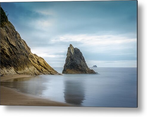 Carrie Cole Metal Print featuring the photograph Hug Point State Park by Carrie Cole