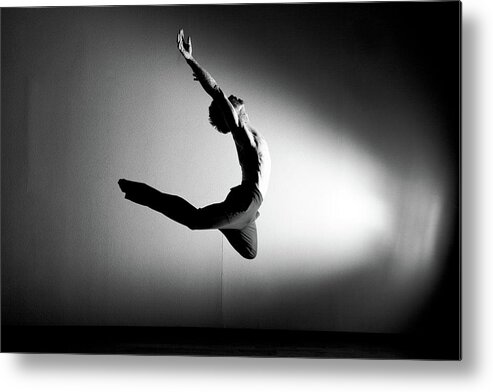 Ballet Dancer Metal Print featuring the photograph Human Flight by Amygdala imagery