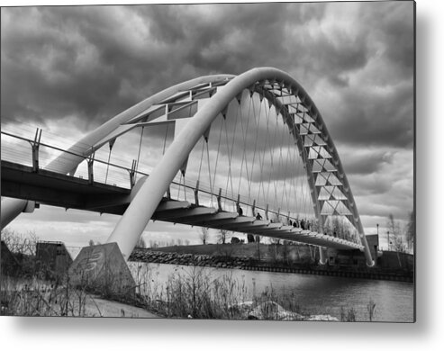 Bridges Metal Print featuring the photograph Humber River Arch Bridge 1385 by Guy Whiteley