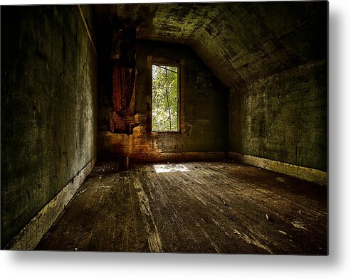 Architecture Metal Print featuring the photograph Hunted House in the Daylight by Jakub Sisak