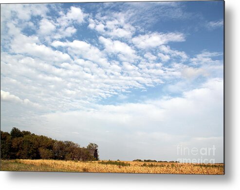 Barn Metal Print featuring the photograph I35 Barn by A K Dayton