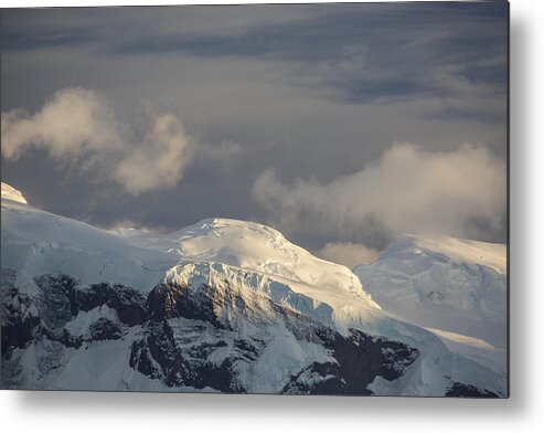 Feb0514 Metal Print featuring the photograph Ice-capped Mountains Anvers Island by Matthias Breiter
