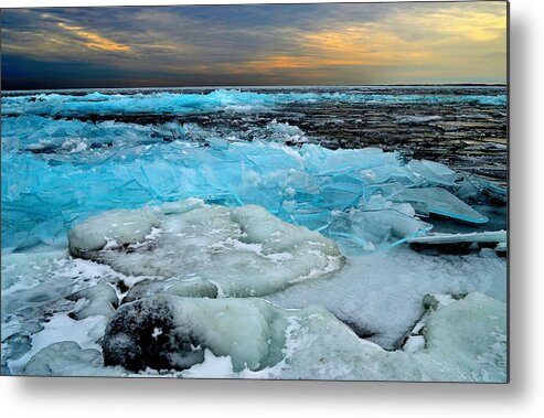 Ice Metal Print featuring the photograph Frozen Beauty in Extreme by Jeremy Hall