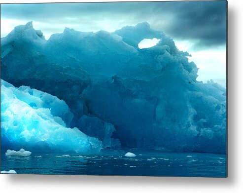 Iceberg Metal Print featuring the photograph Icebergs by Amanda Stadther