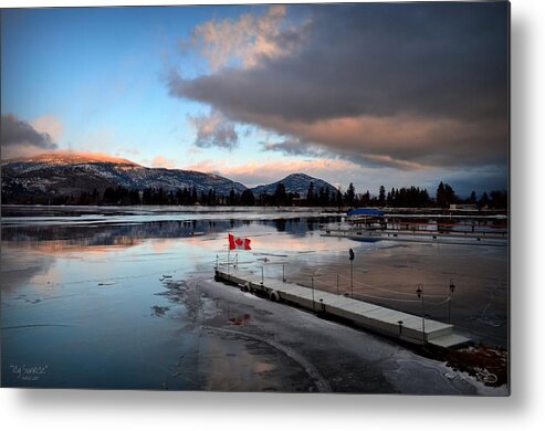 Sunrise Metal Print featuring the photograph Icy Sunrise 001 by Guy Hoffman