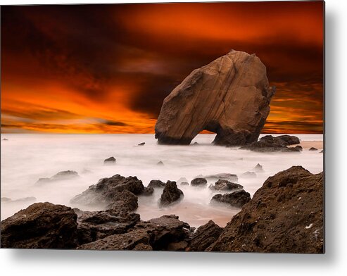 Seascape Metal Print featuring the photograph Imagine by Jorge Maia