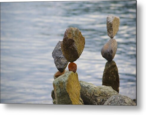 Rocks Metal Print featuring the photograph In Balance by Spencer Hughes