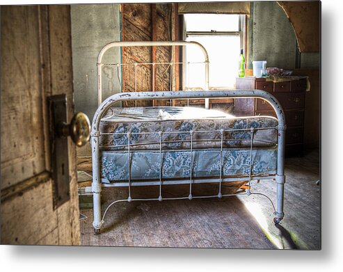 Abandoned Metal Print featuring the photograph In My Room by Robert FERD Frank